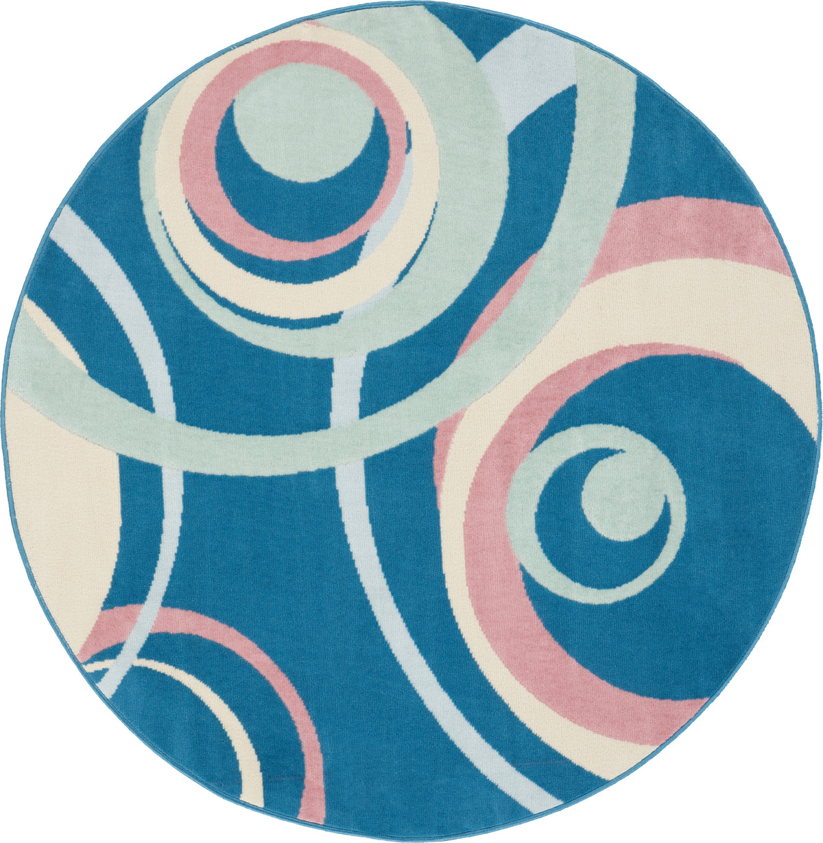Grafix GRF21 Blue Multicolor Rug