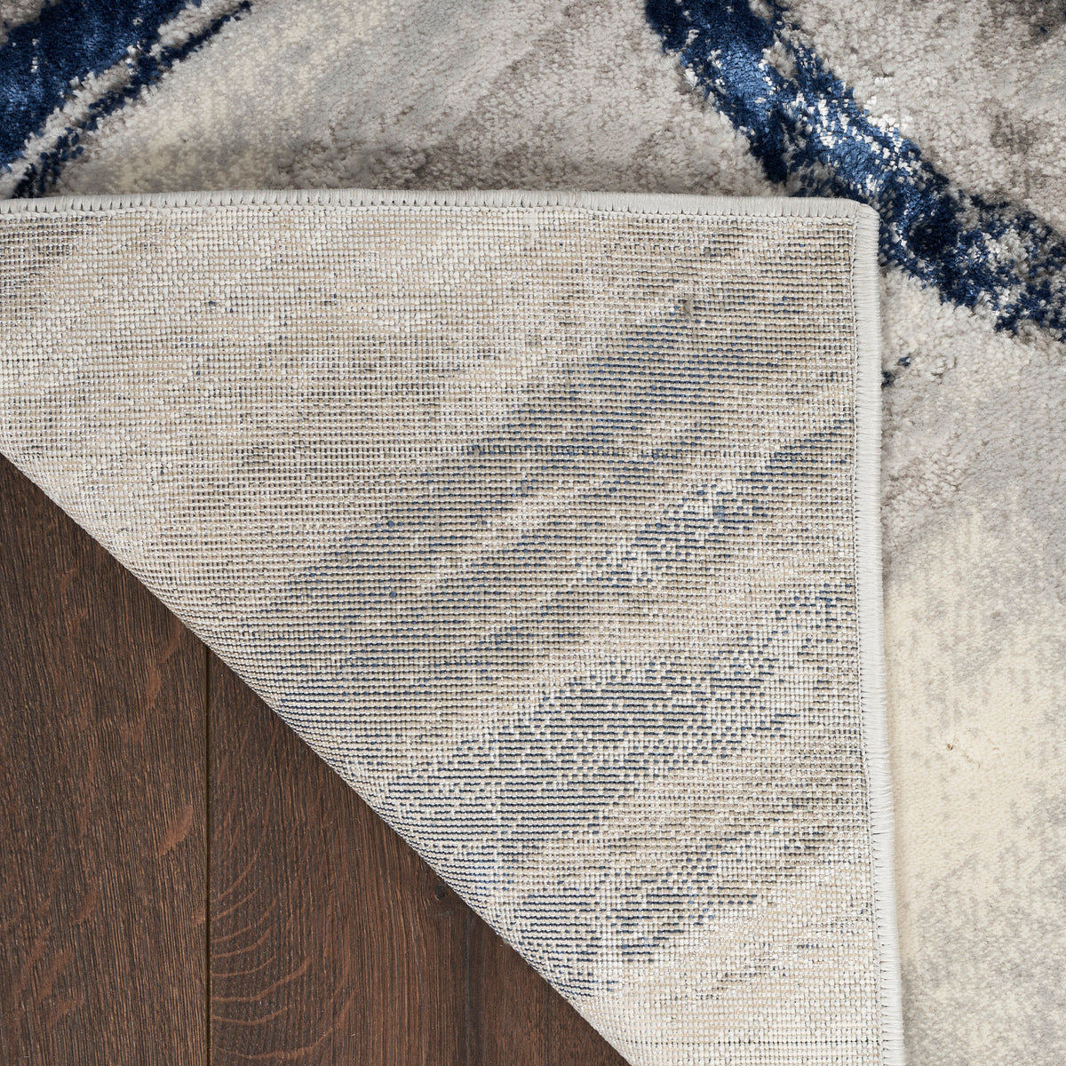 Splash BSK02 Grey Navy Rug