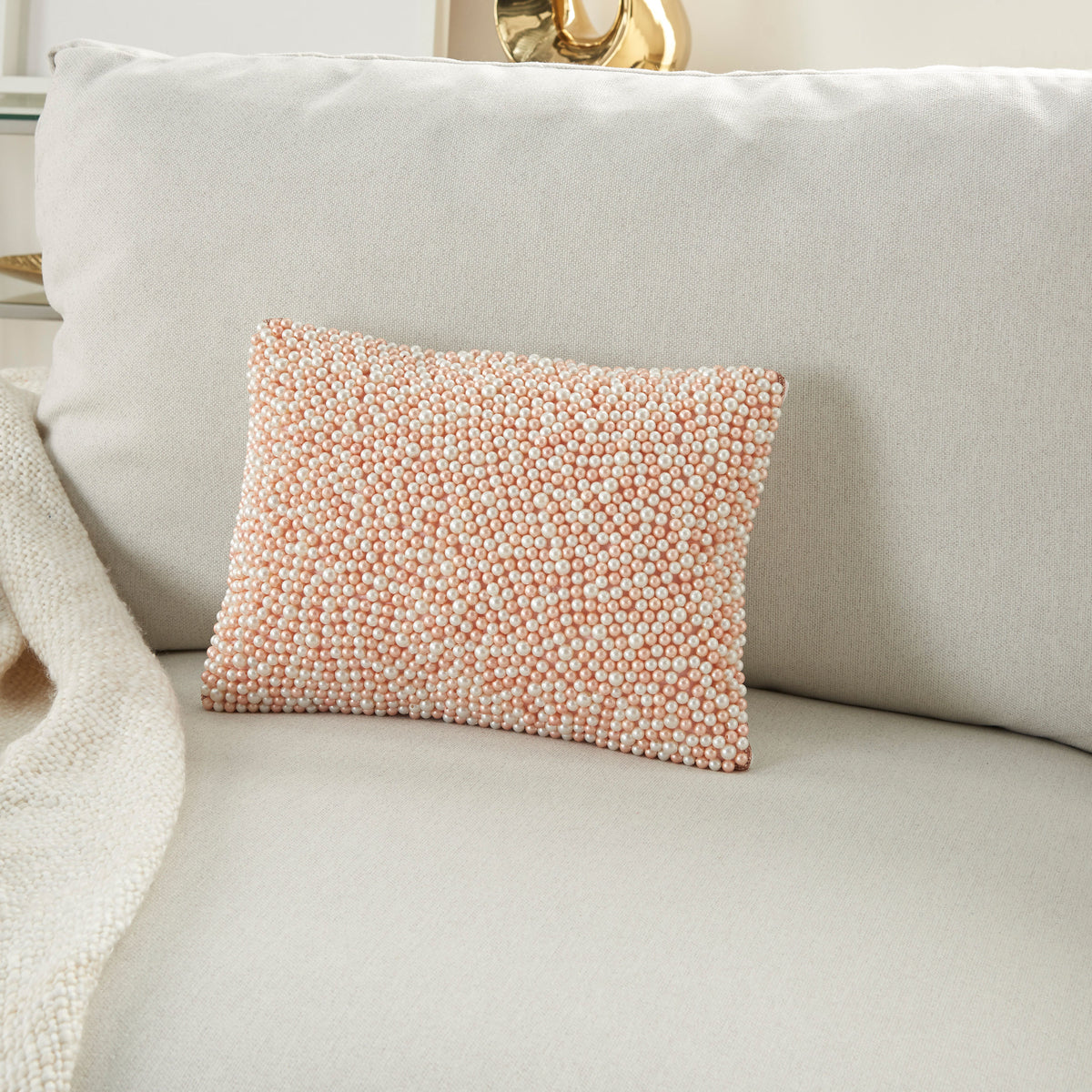 Sofia Z2001 Blush 10" x 14" Throw Pillows