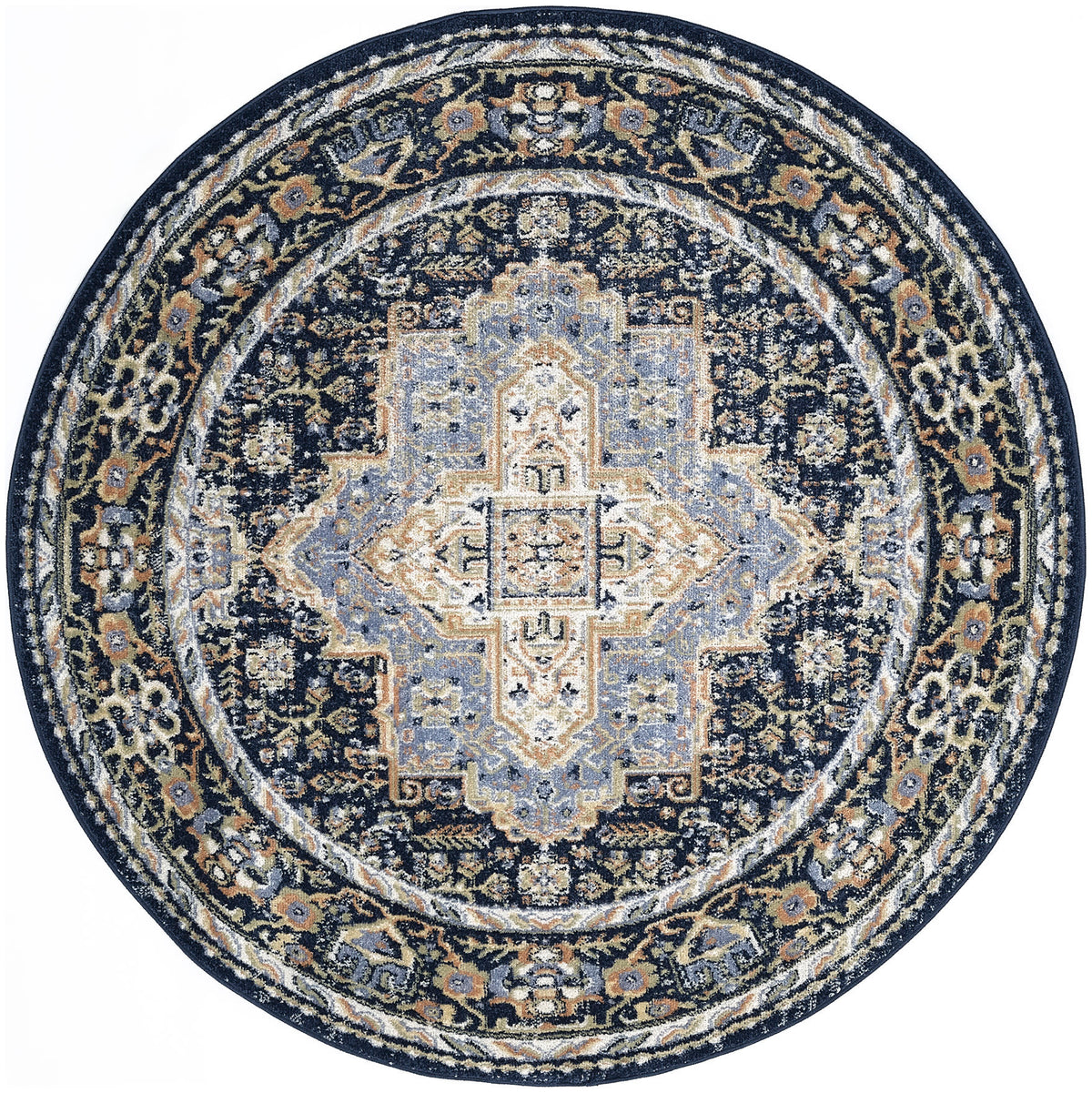 Nourison Essentials Persian NRE07 Navy Rug