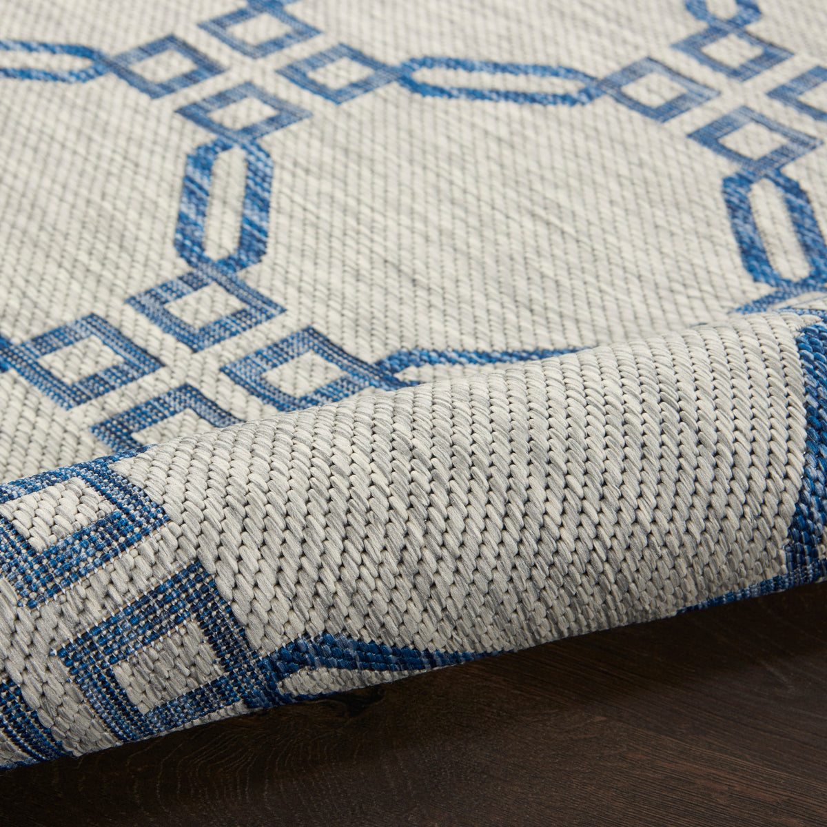Country Side CTR02 Ivory Blue Rug