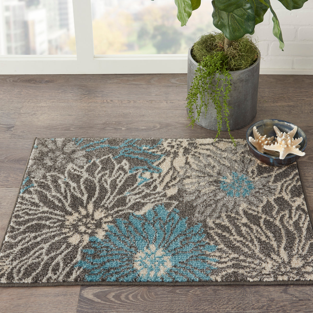 Passion PSN17 Charcoal Blue Rug
