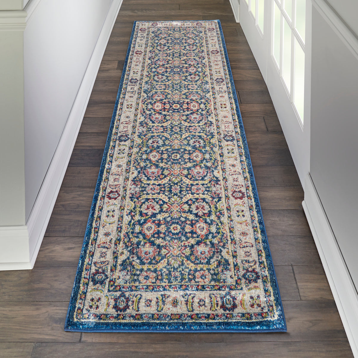 Ankara Global ANR13 Navy Multicolor Rug