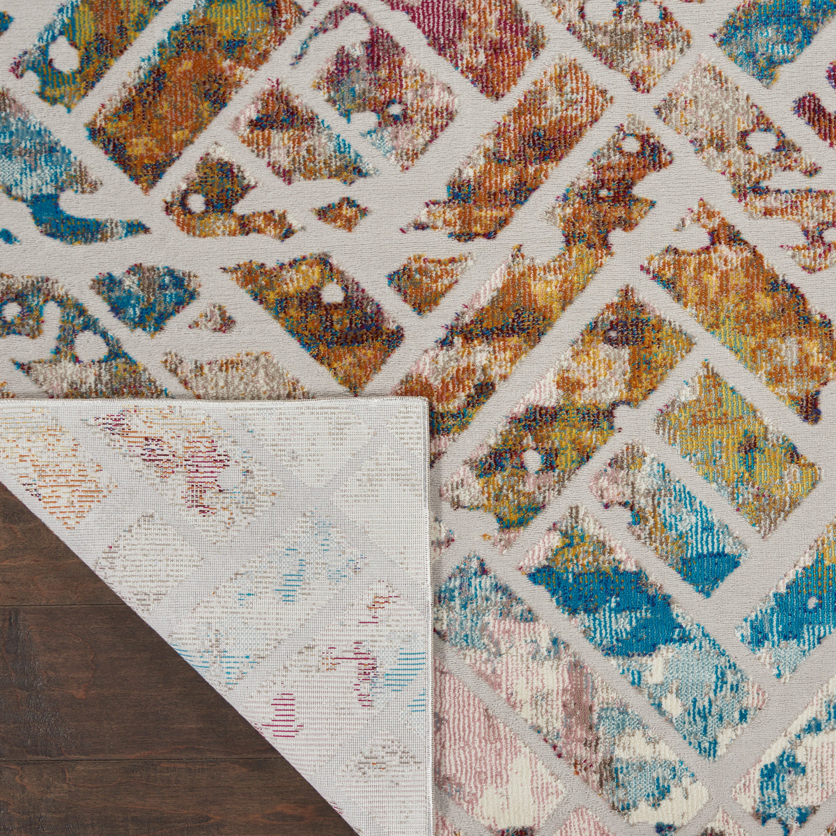 Radiant RAD09 Grey Multicolor Rug