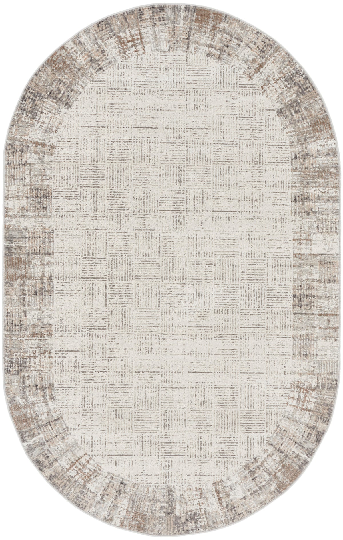 Elation ETN05 Ivory Grey Rug