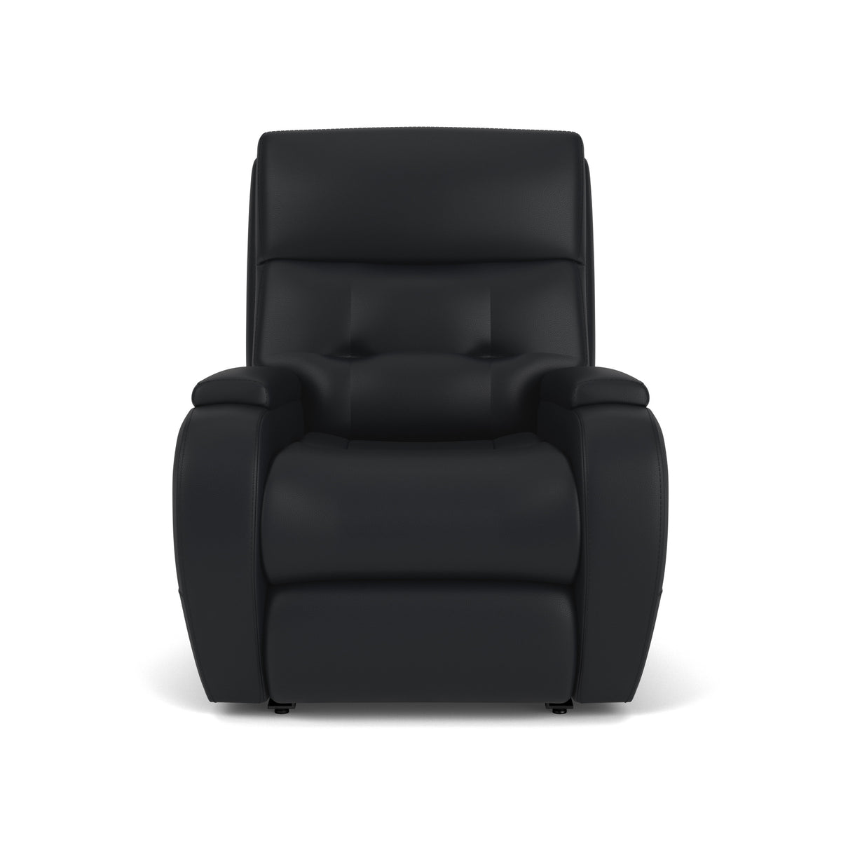 Strait Leather Power Recliner with Power Headrest