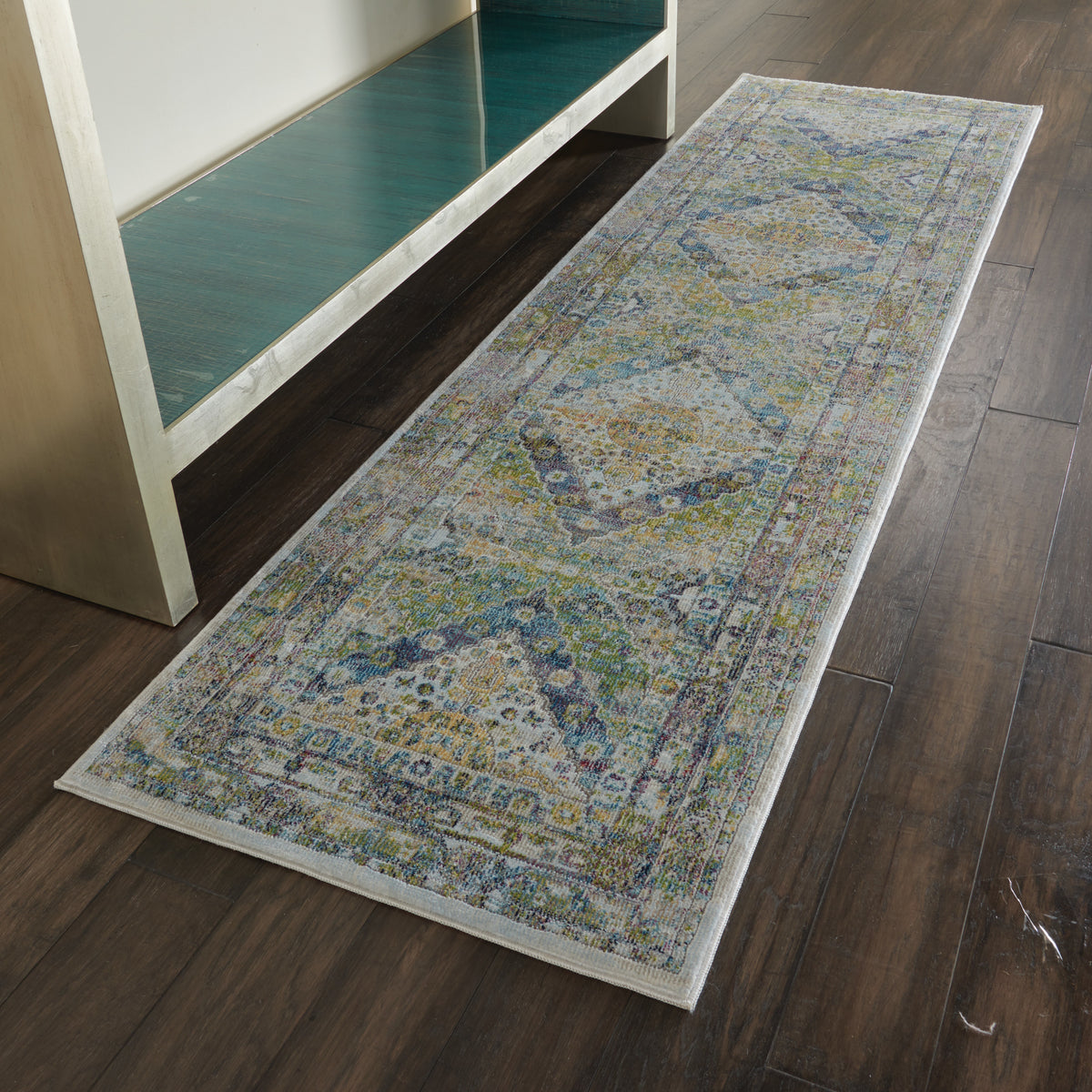 Ankara Global ANR07 Blue Green Rug