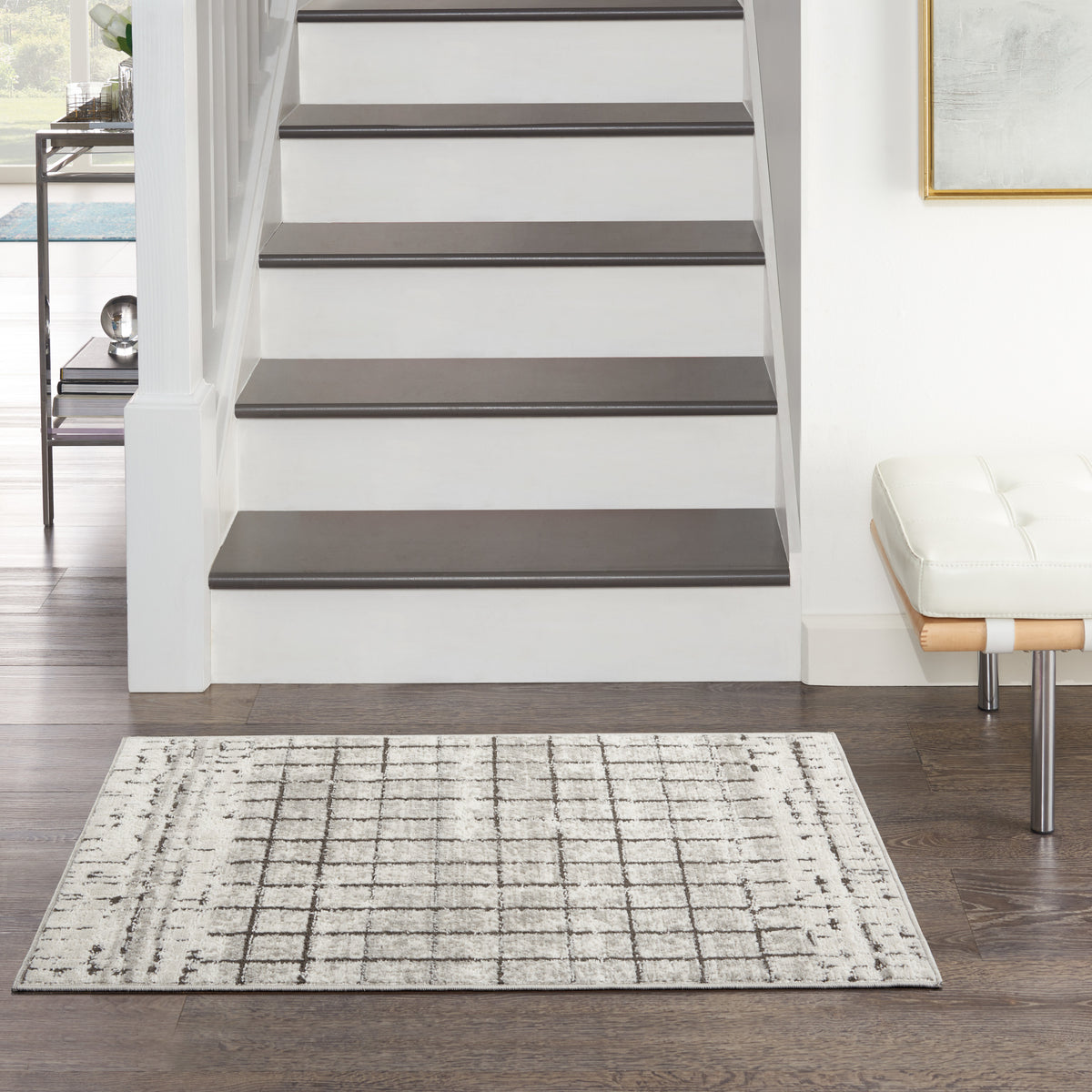 Quarry QUA13 Ivory Grey Rug