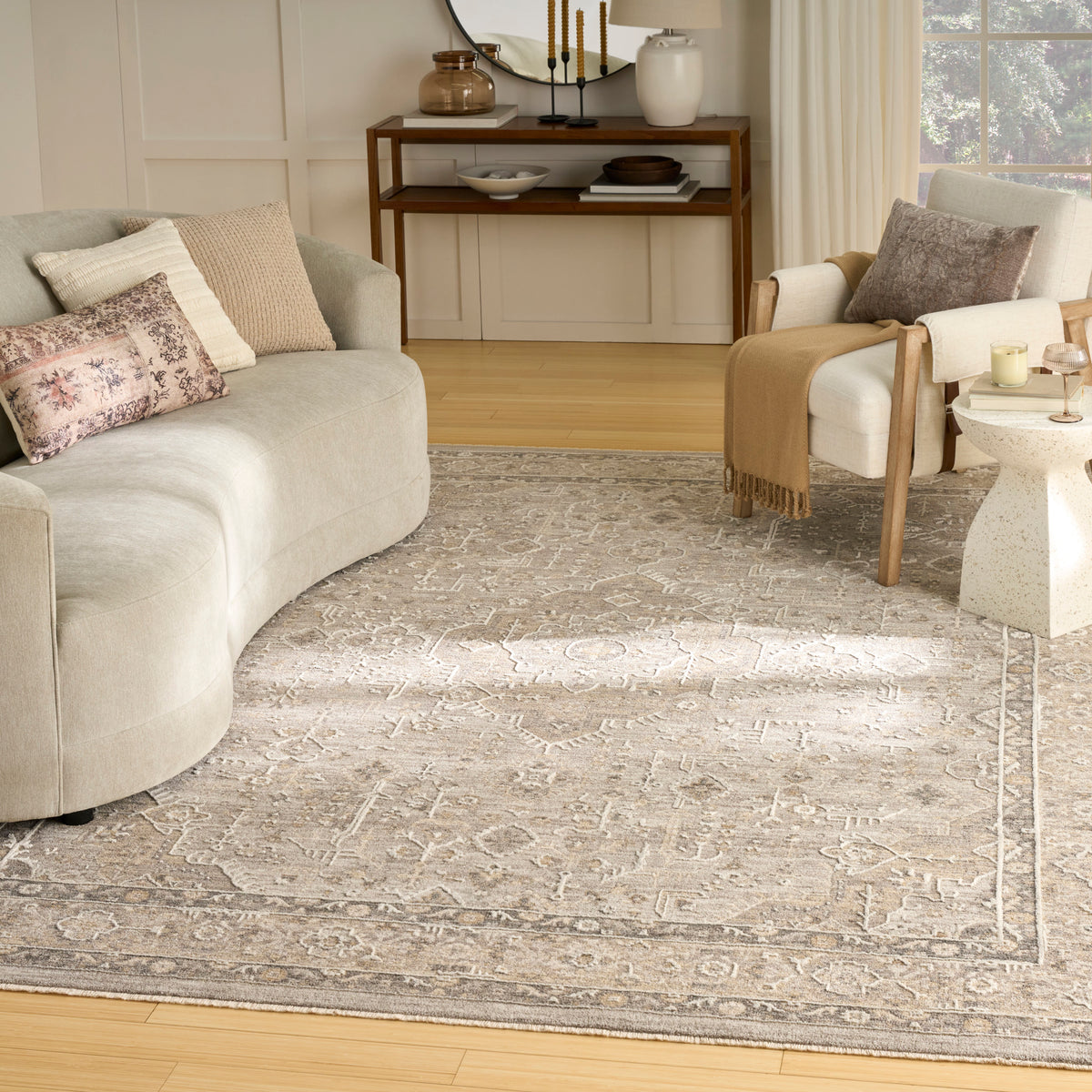 Retreat RET02 Grey Rug