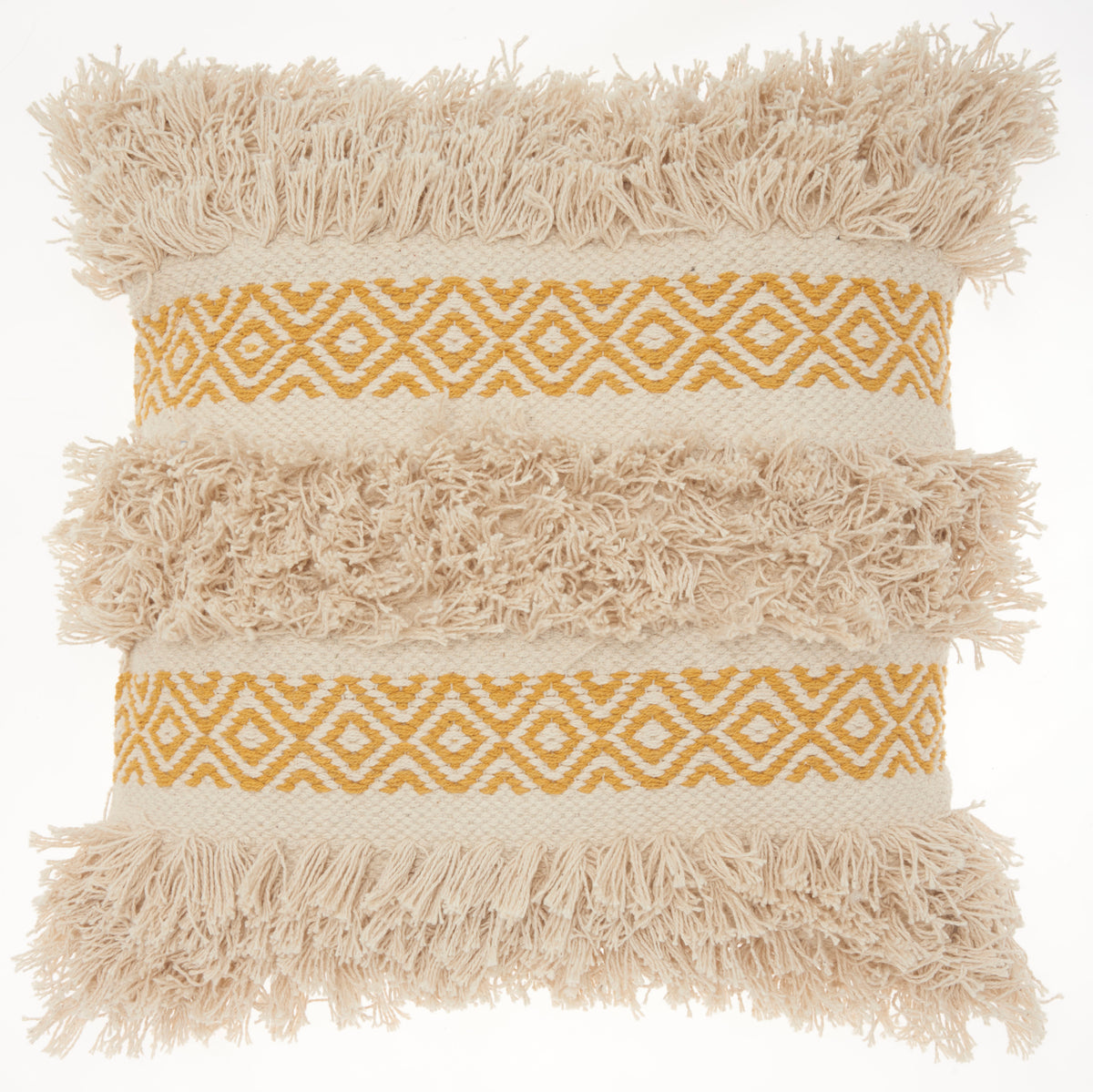 Lifestyle DL033 Mustard 18" X 18" Throw Pillows