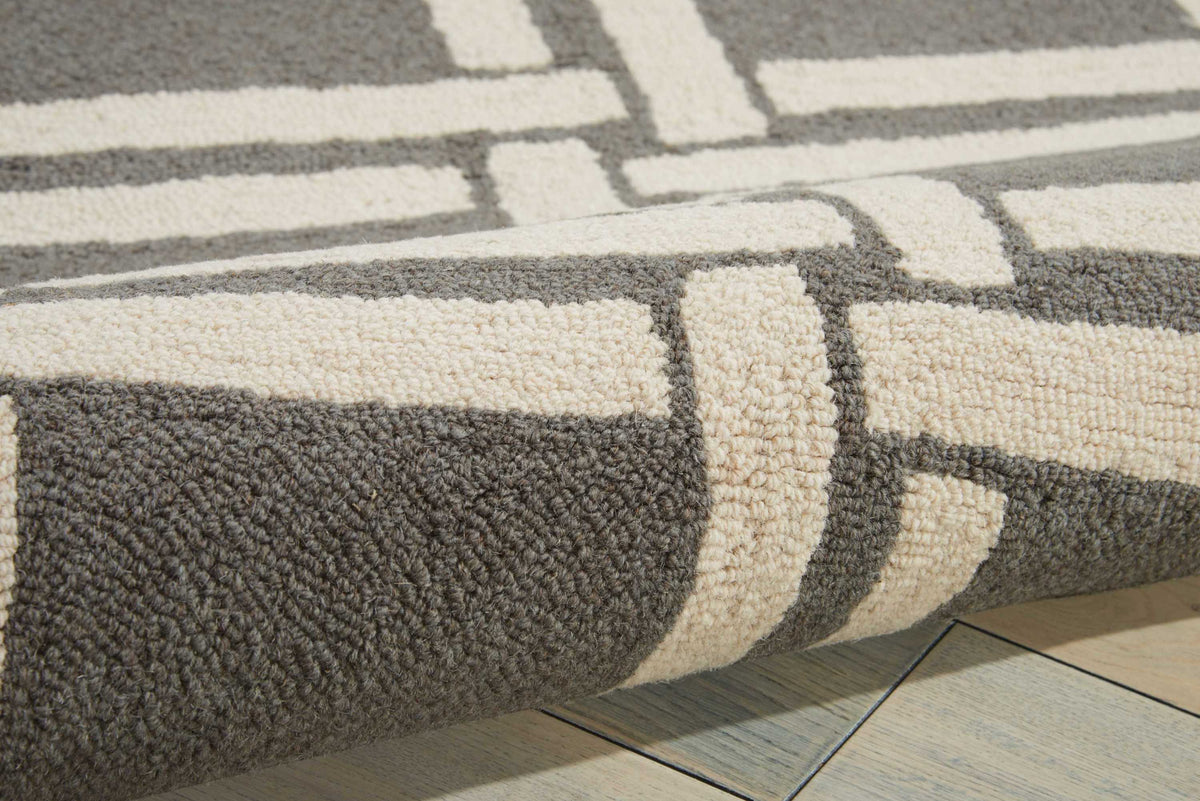 Linear LIN04 Grey Ivory Rug