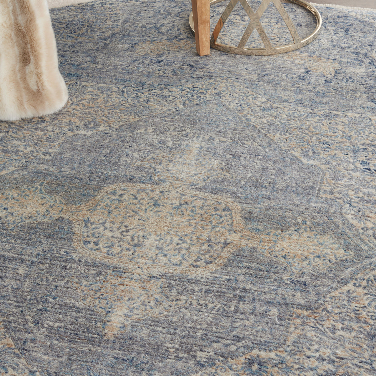 Lustrous Weave LUW04 Blue Grey Rug
