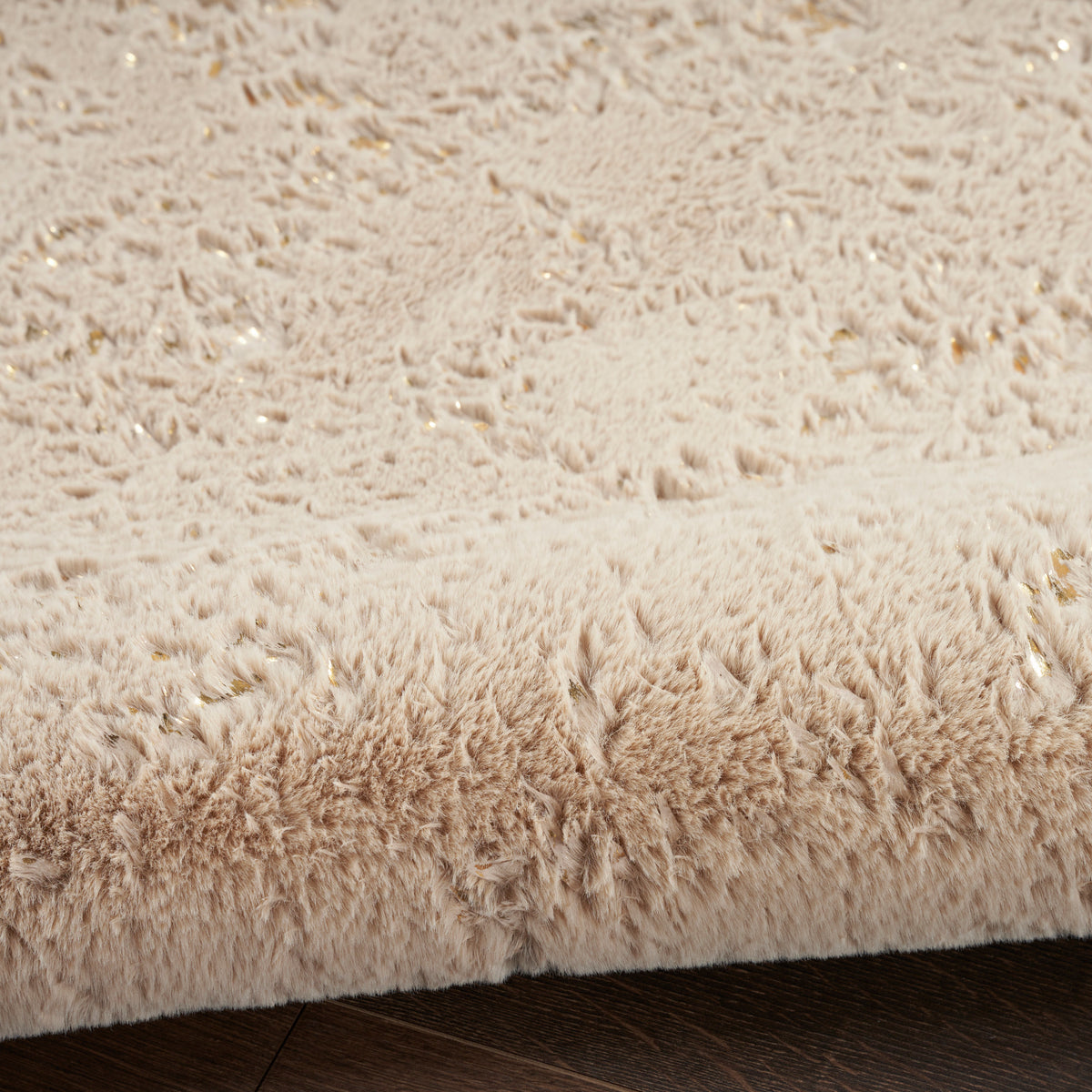 Cozy Shimmer CSH01 Beige Gold Rug