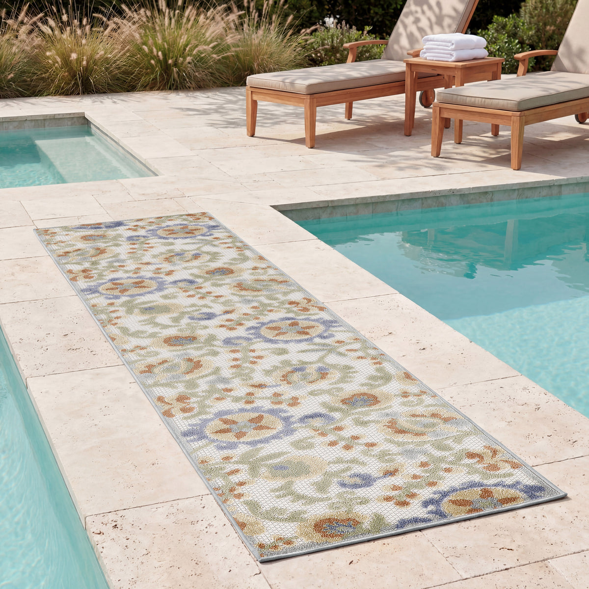 Aloha ALH17 Ivory Blue Rug