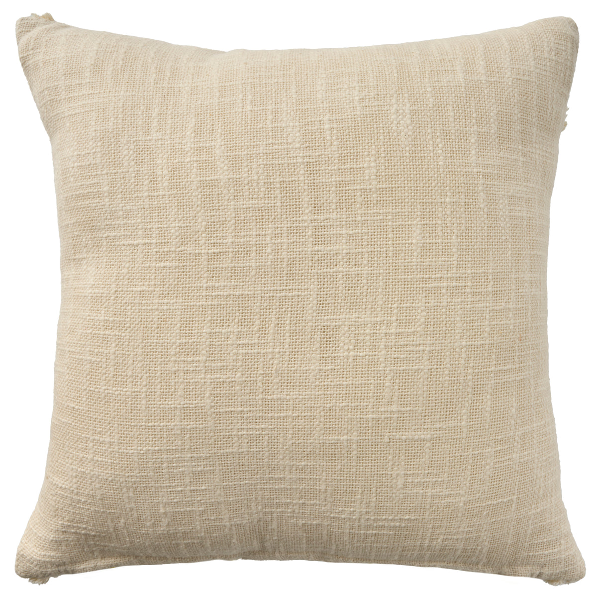 Lifestyle SH018 Ivory 18" x 18" Throw Pillows