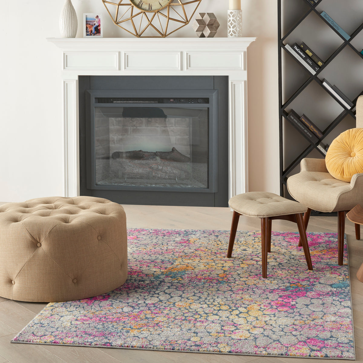 Passion PSN34 Yellow Multicolor Rug