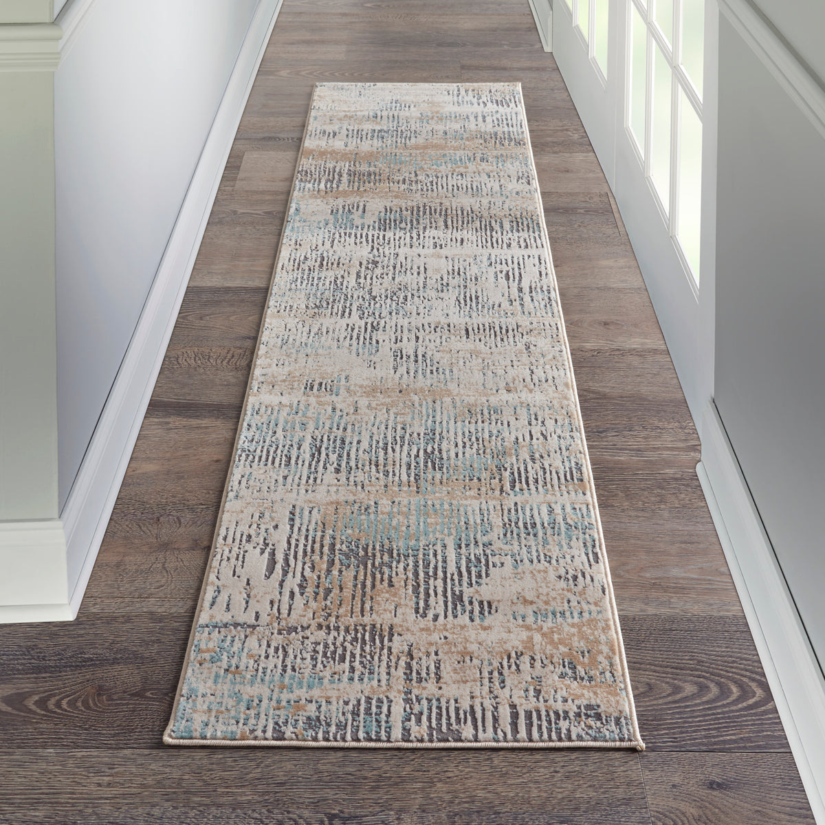 MA90 Uptown UPT03 Beige Aqua Rug