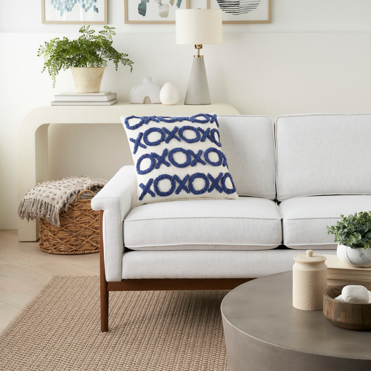 Lifestyle GC577 Blue Ink 18" x 18" Throw Pillows