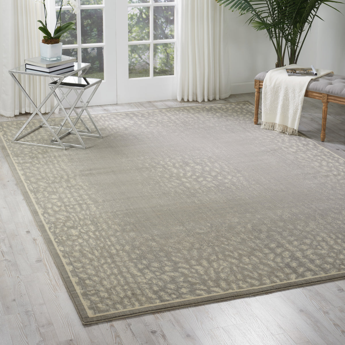 Riviera RI07 Silver Rug