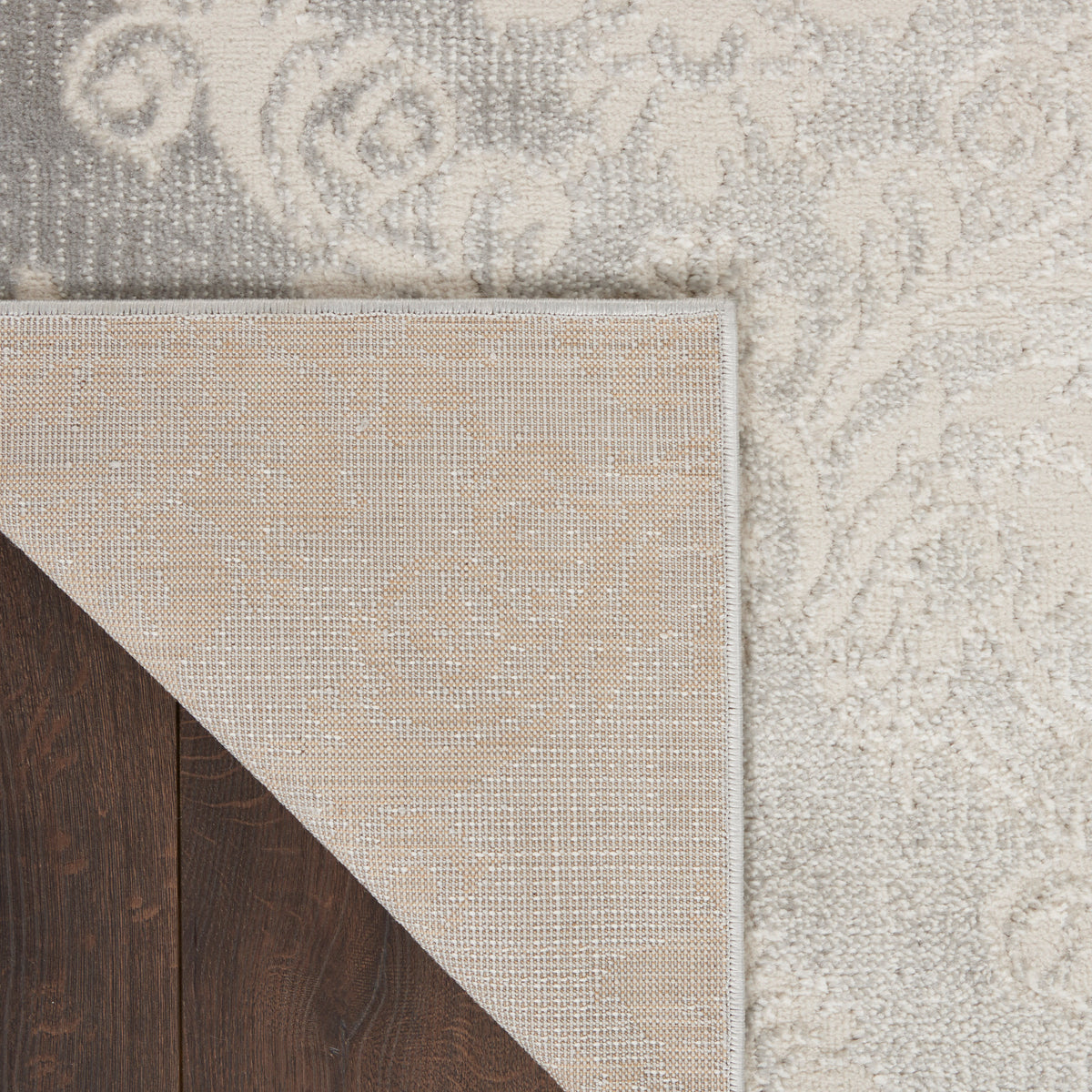 Elation ETN03 Ivory Grey Rug