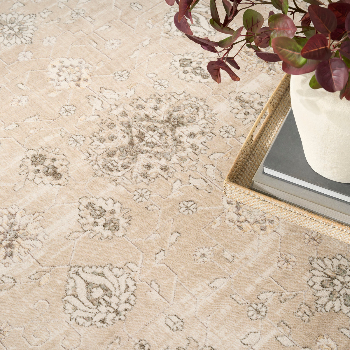 Soft Mist SMI05 Beige Grey Rug