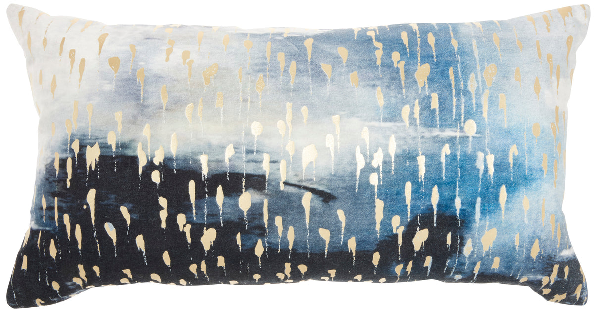 Sofia AC201 Indigo 14" x 26" Throw Pillows