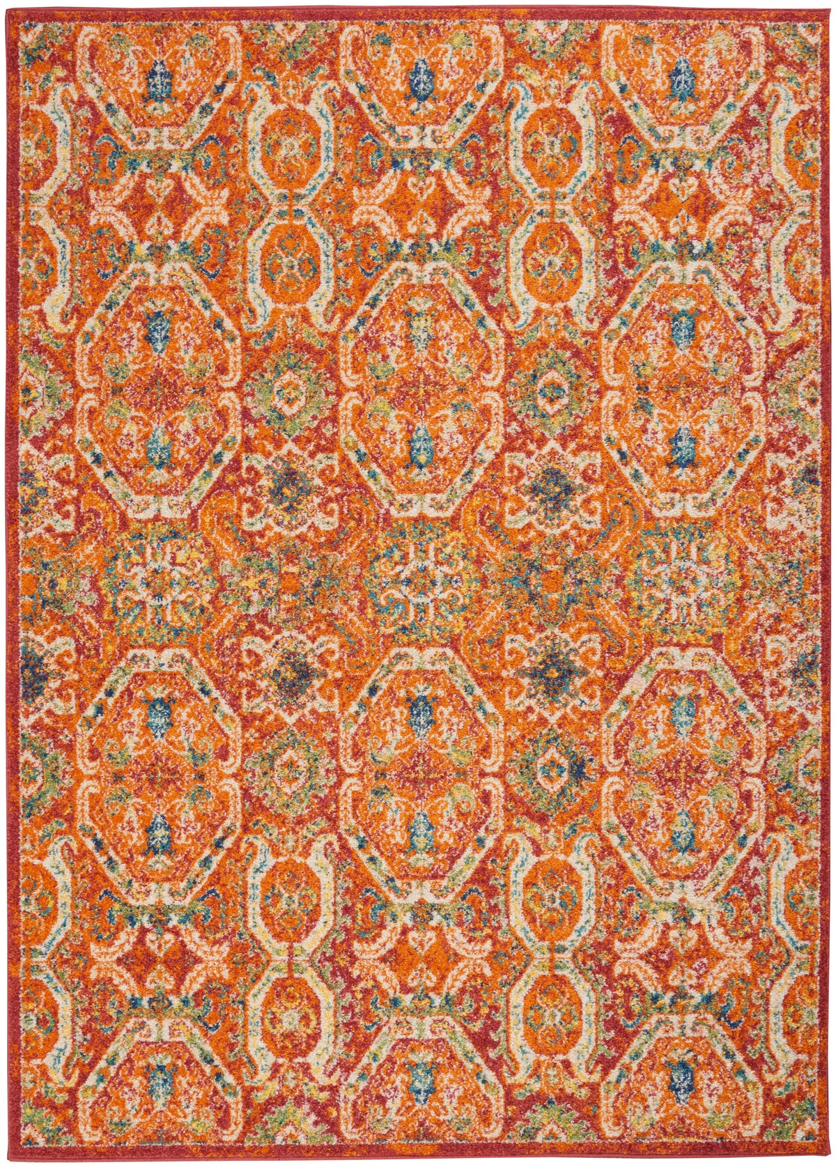 Allur ALR05 Red Multicolor Rug