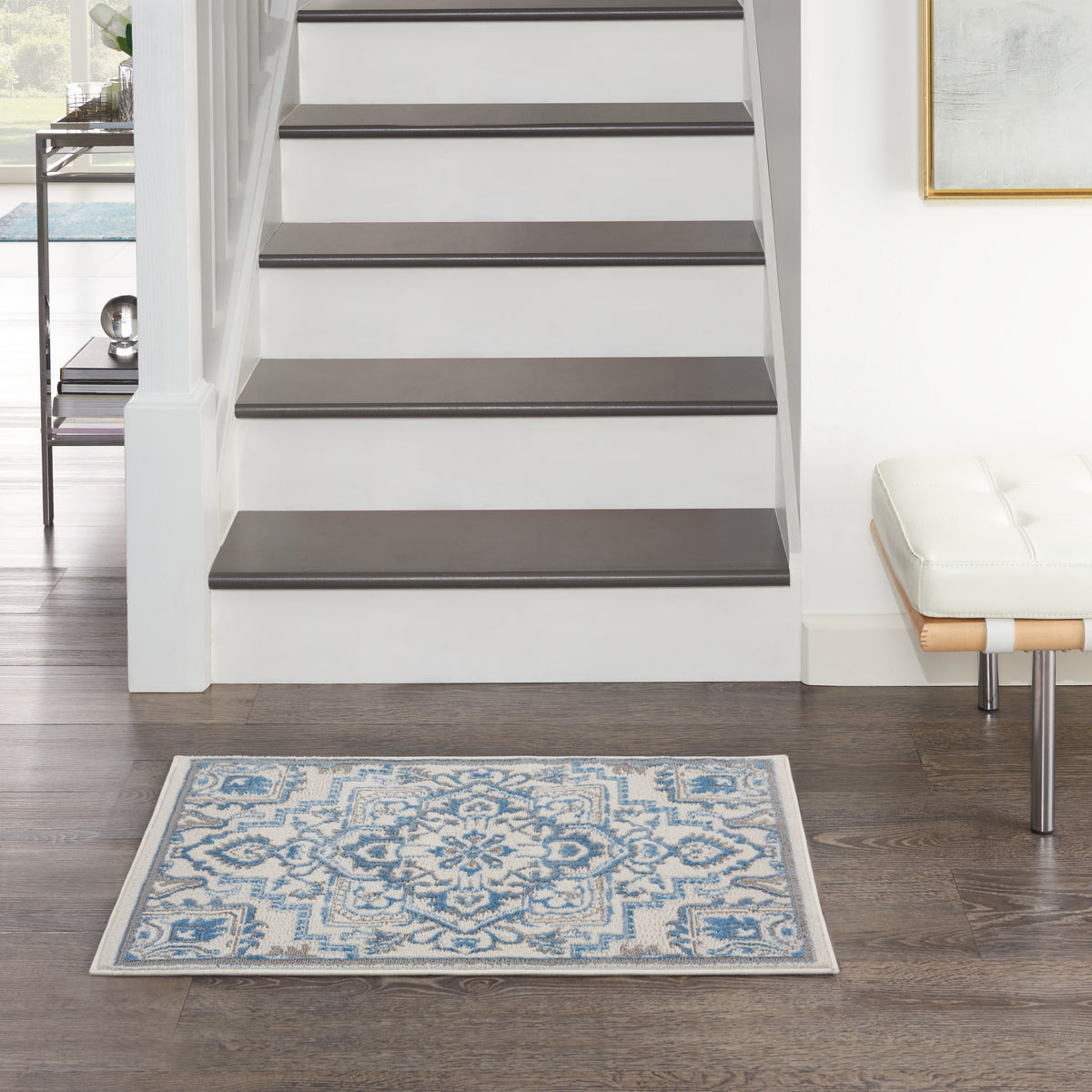 Elation ETN10 Ivory Blue Rug