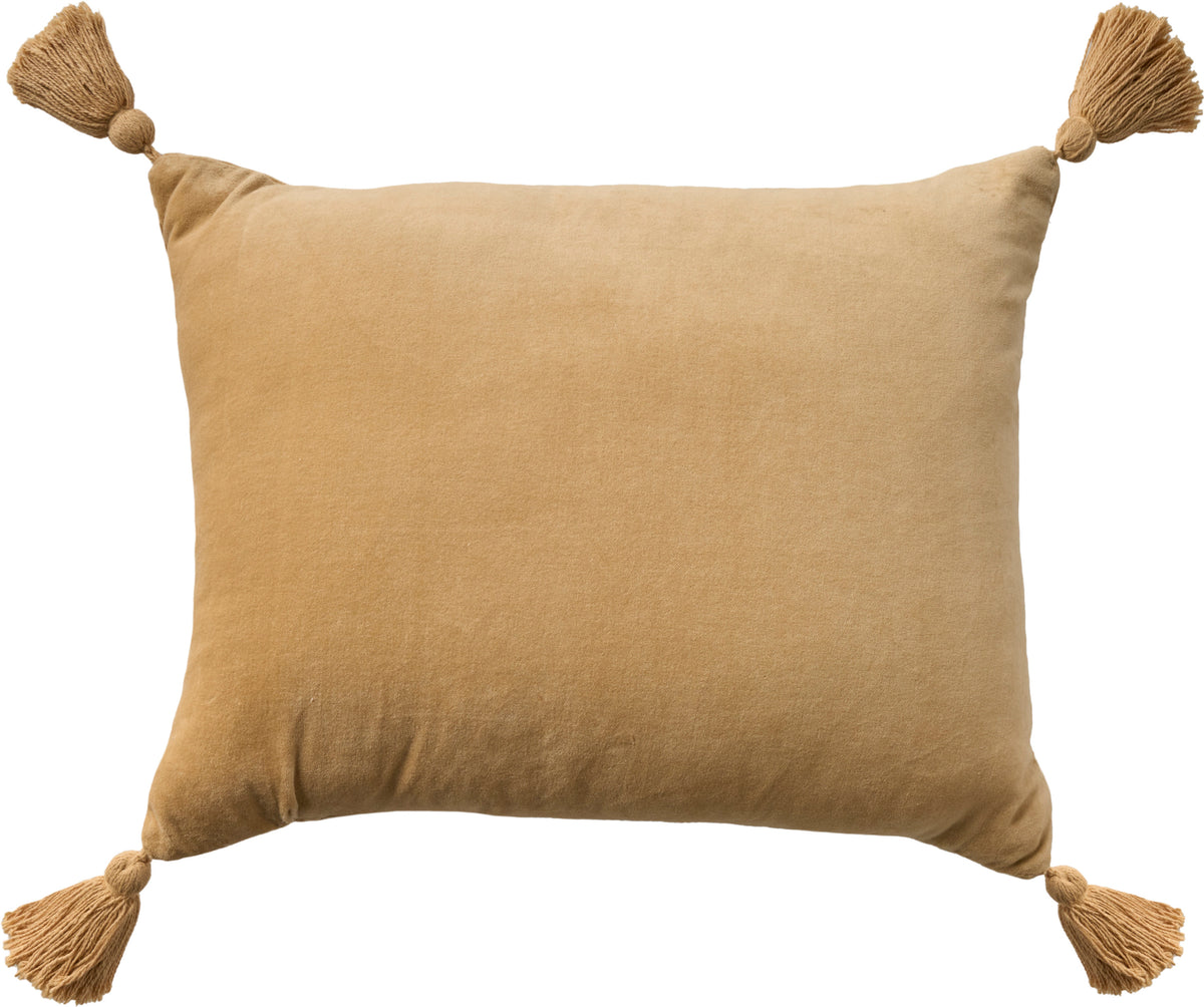 Vintage Pillow V8245 Beige 20" x 20" Throw Pillows