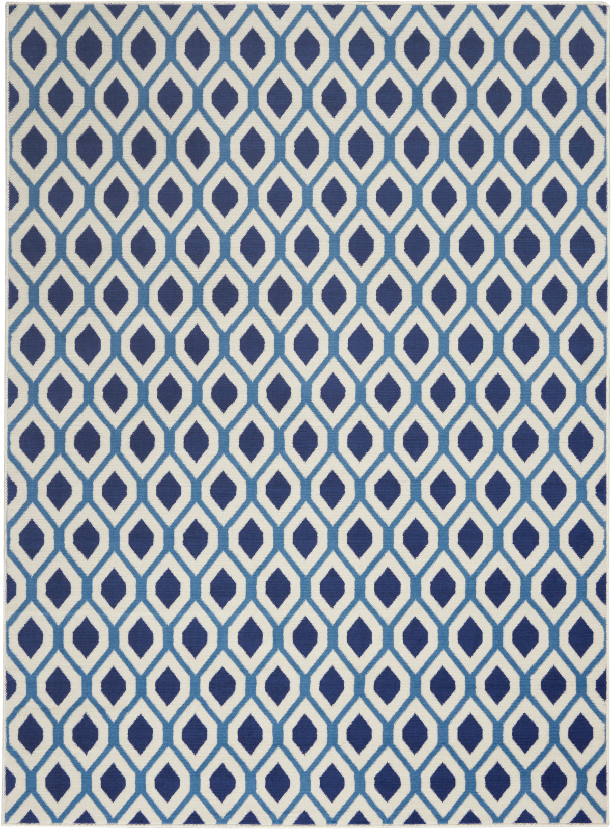 Grafix GRF22 White Navy Rug