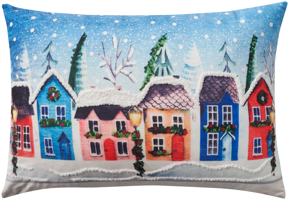 Holiday Pillows L0517 Multicolor 14" x 20" Throw Pillows