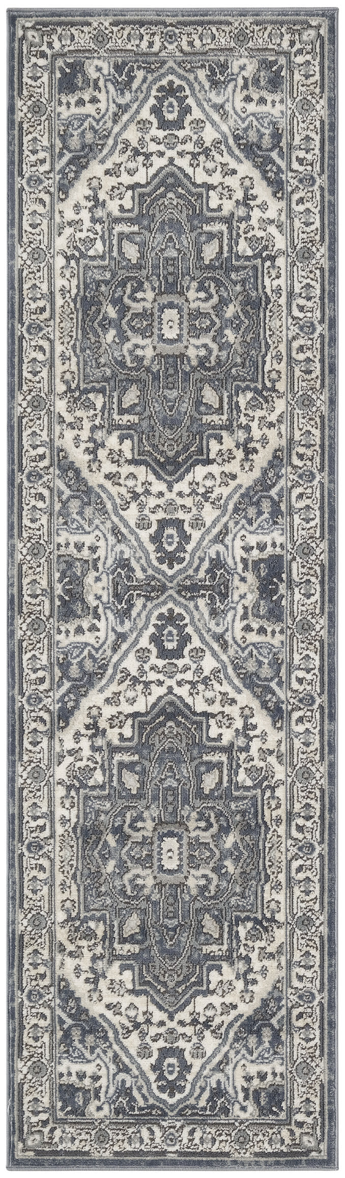 Quarry QUA18 Navy Ivory Rug