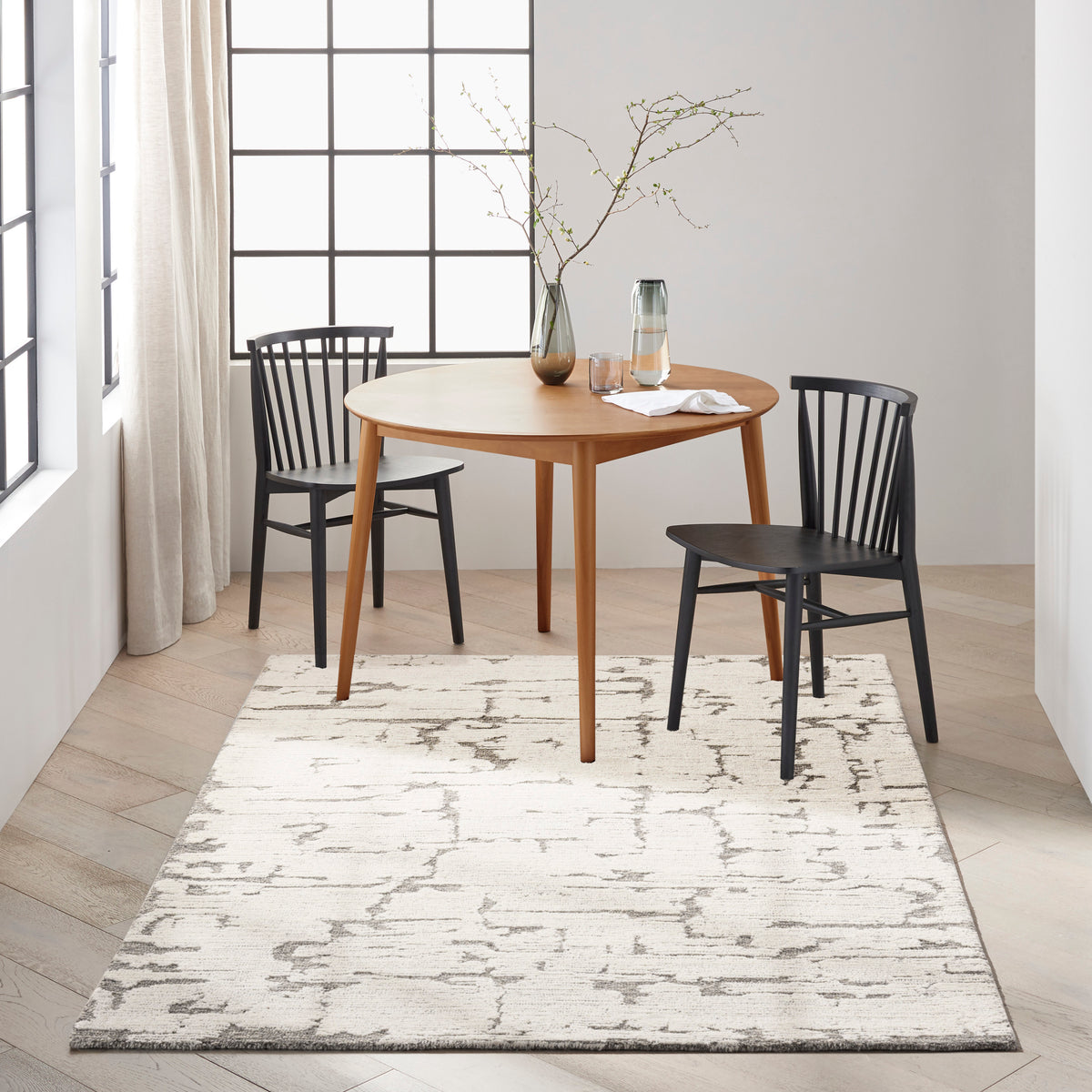 CK009 Sculptural SCL01 Grey Rug