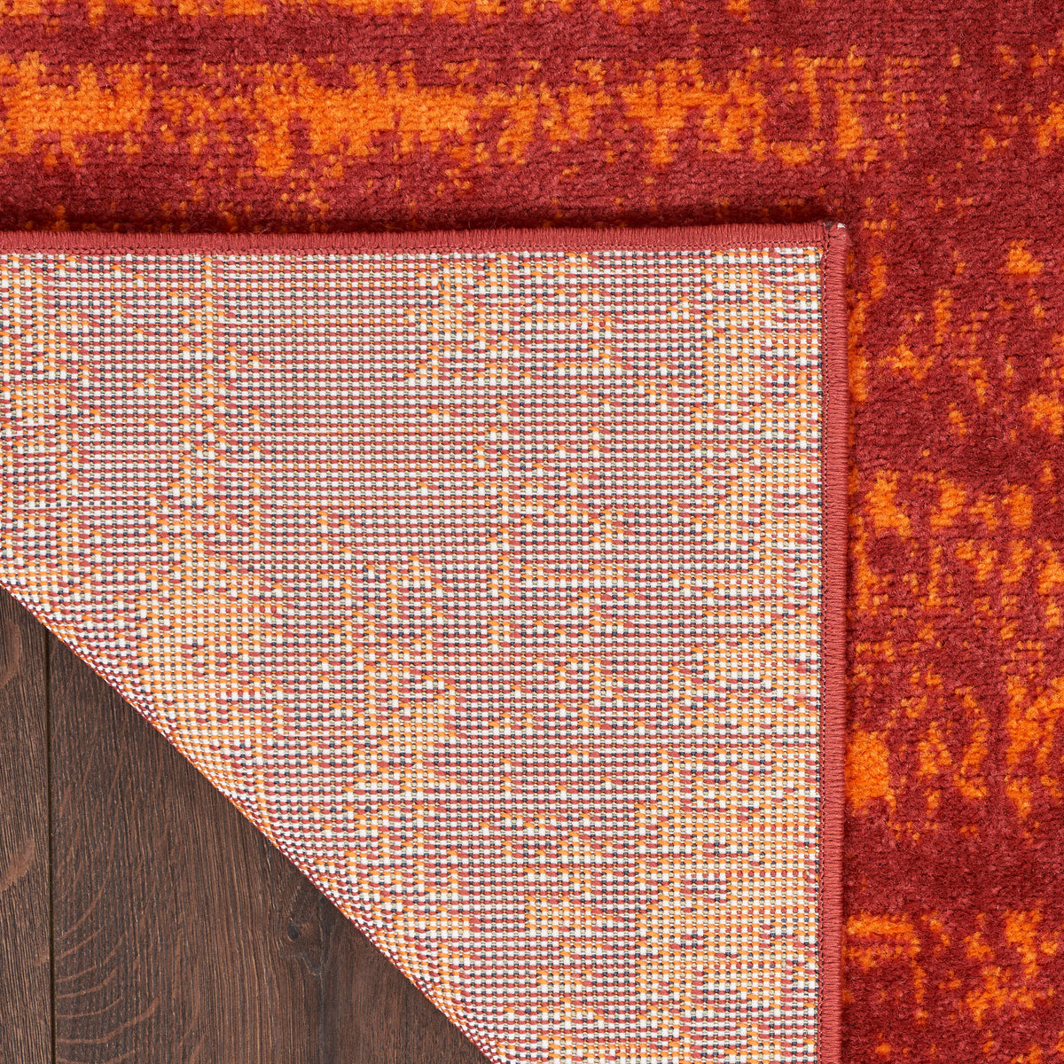Nourison Essentials NRE03 Red Rug