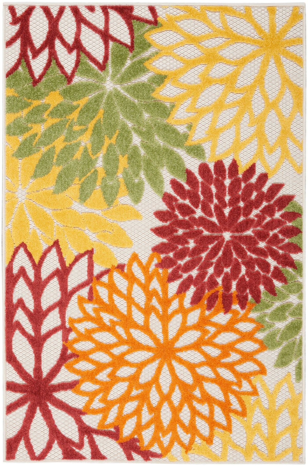 Aloha ALH05 Red Multicolor Rug
