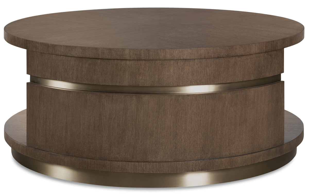 Commerce and Market Roll With It Round Cocktail Table