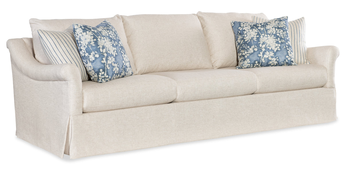 Emme Skirted Grand Sofa