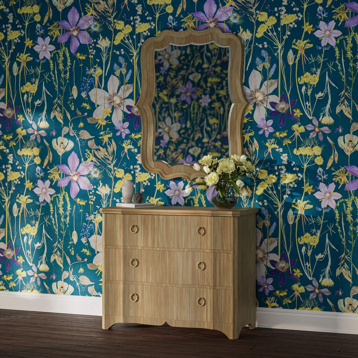 Brighton 3 Drawer Dresser in Fruitwood
