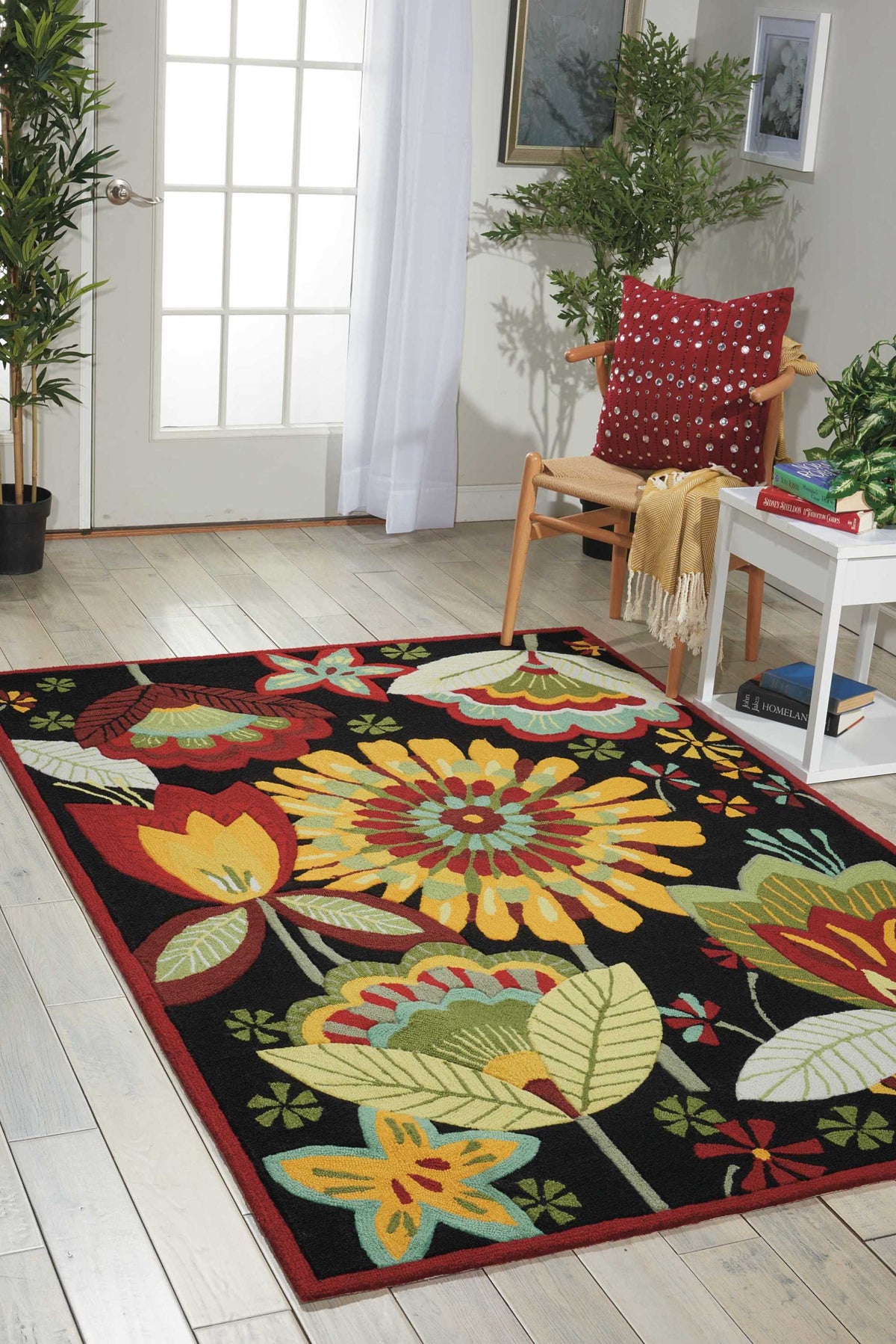 Fantasy FA12 Black Rug