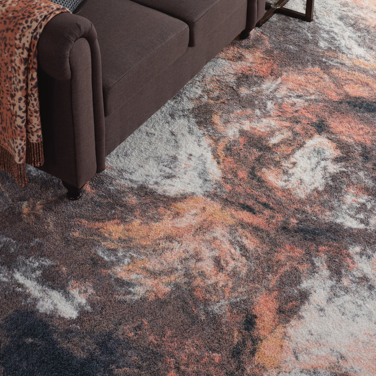 Corsica Shag CRC05 Blue Multicolor Rug