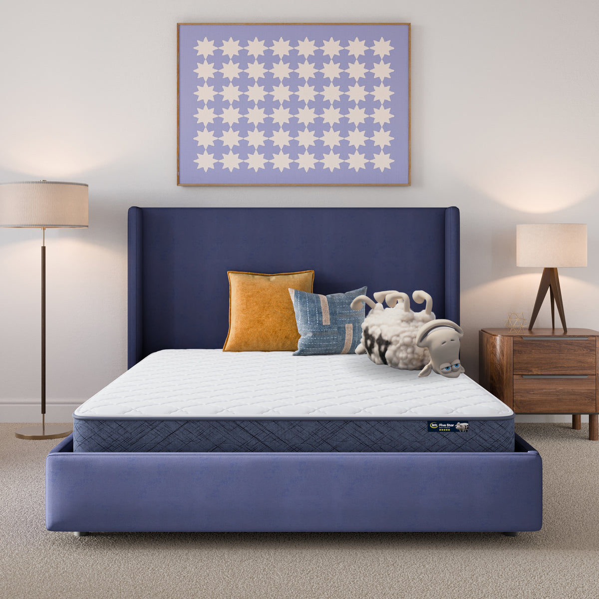 Five Star Mattress Calming Seas 7" Firm Mattress in a Box