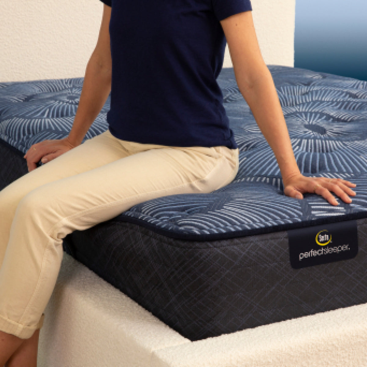 Perfect Sleeper Cobalt Calm 13.25" Plush Mattress