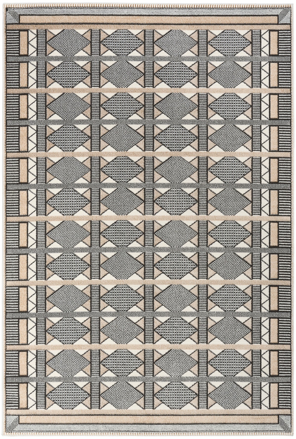Nordic NRC06 Ivory Multicolor Rug