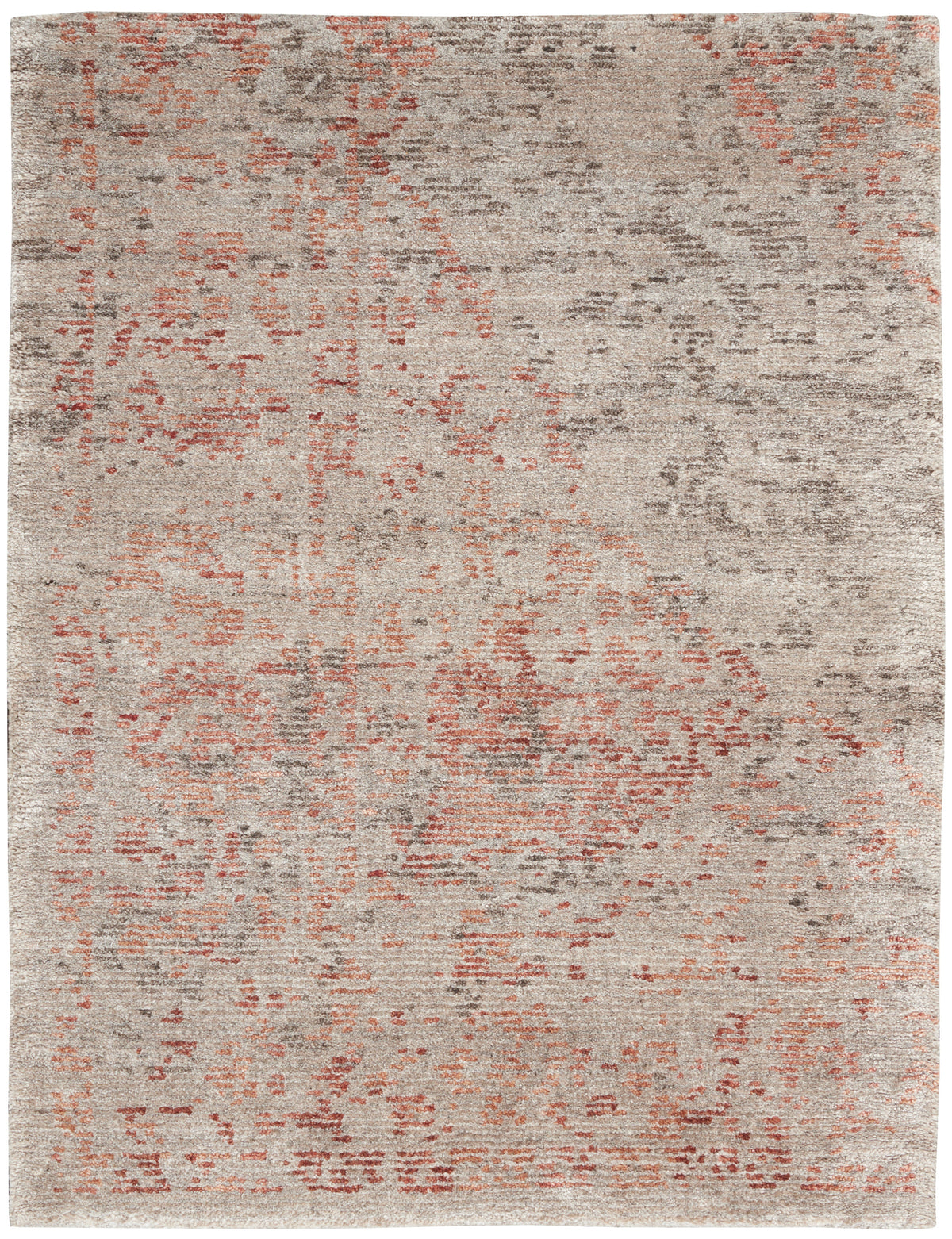 Lucent LCN07 Silver Red Rug
