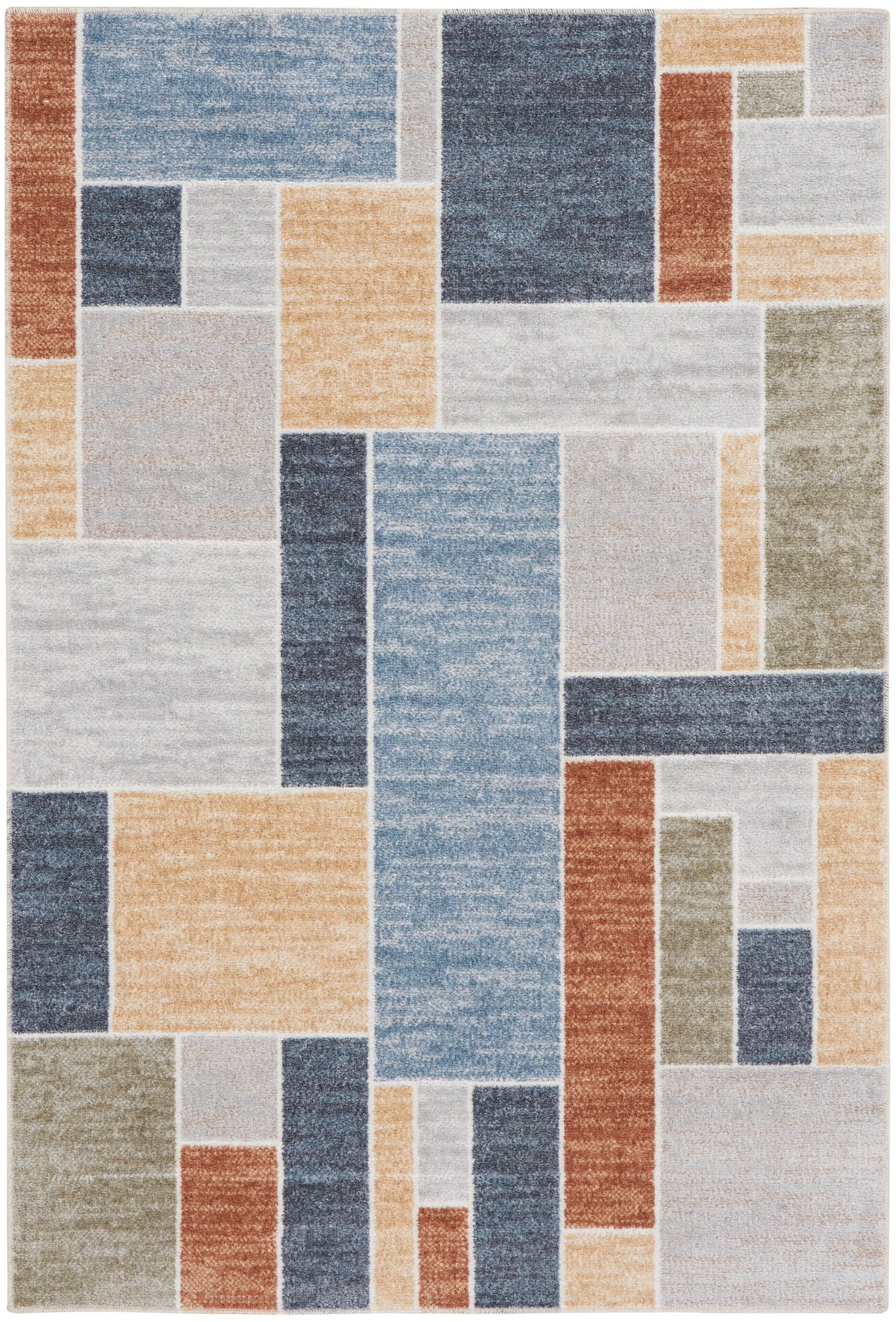Astra Machine Washable ASW09 Multicolor Rug
