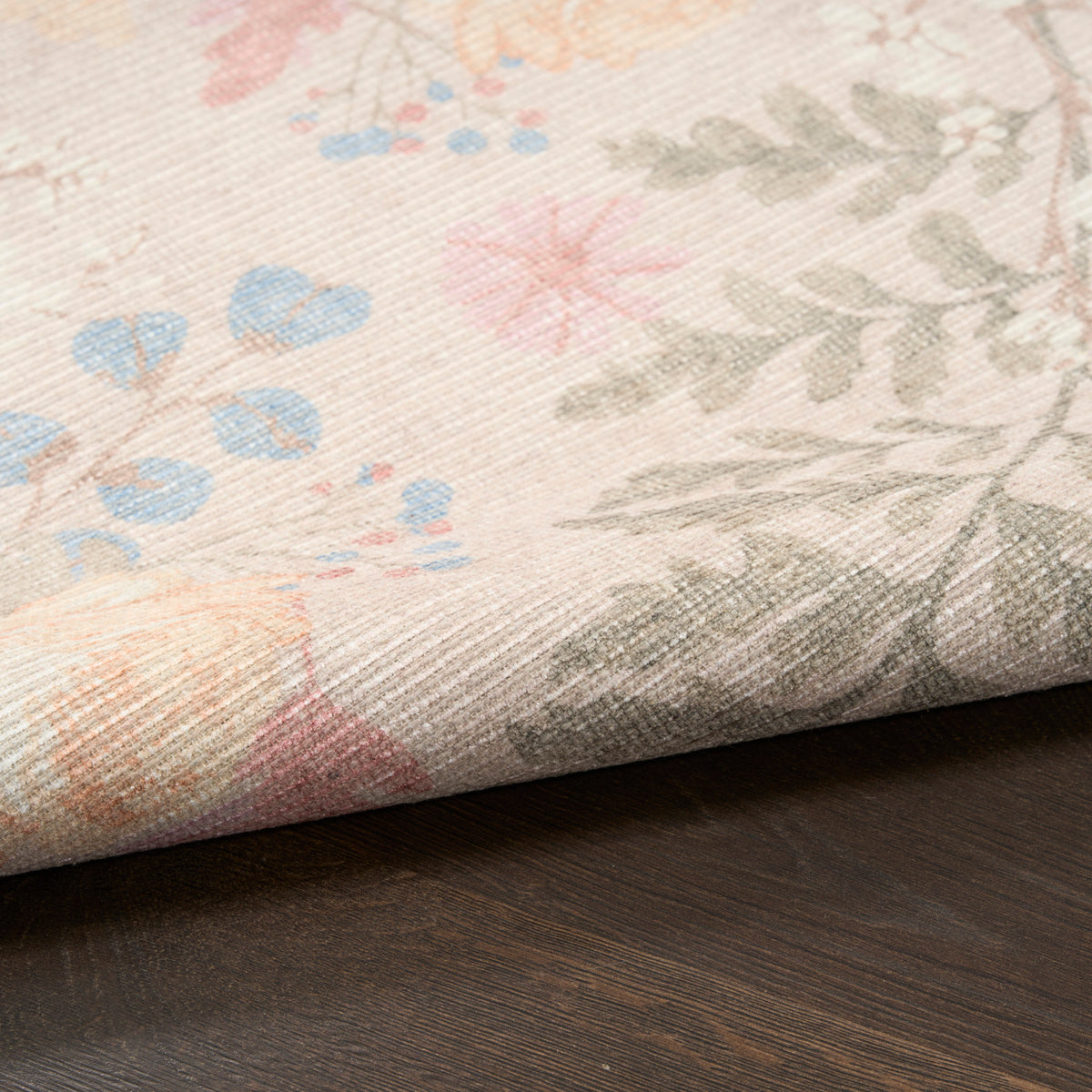 Botanical Washables BOT02 Beige Multicolor Rug