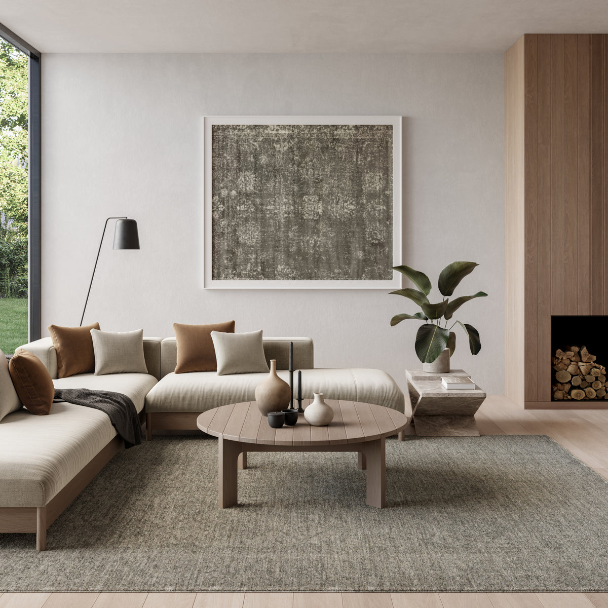 Moonlit MLI03 Slate Rug