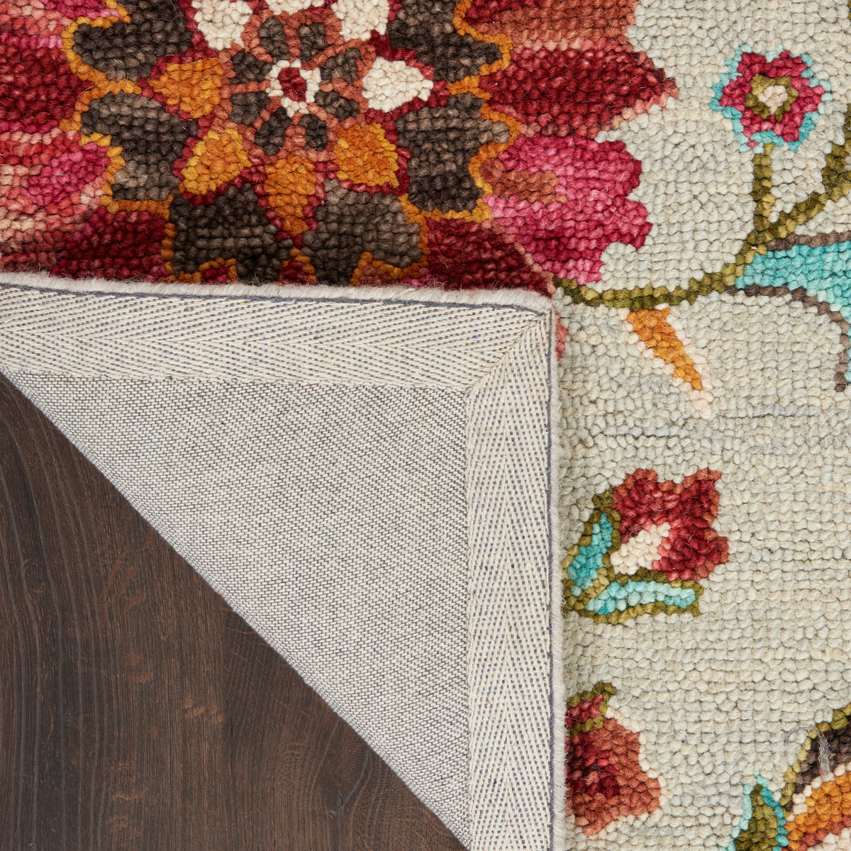 Bahari BAH04 Grey Multicolor Rug