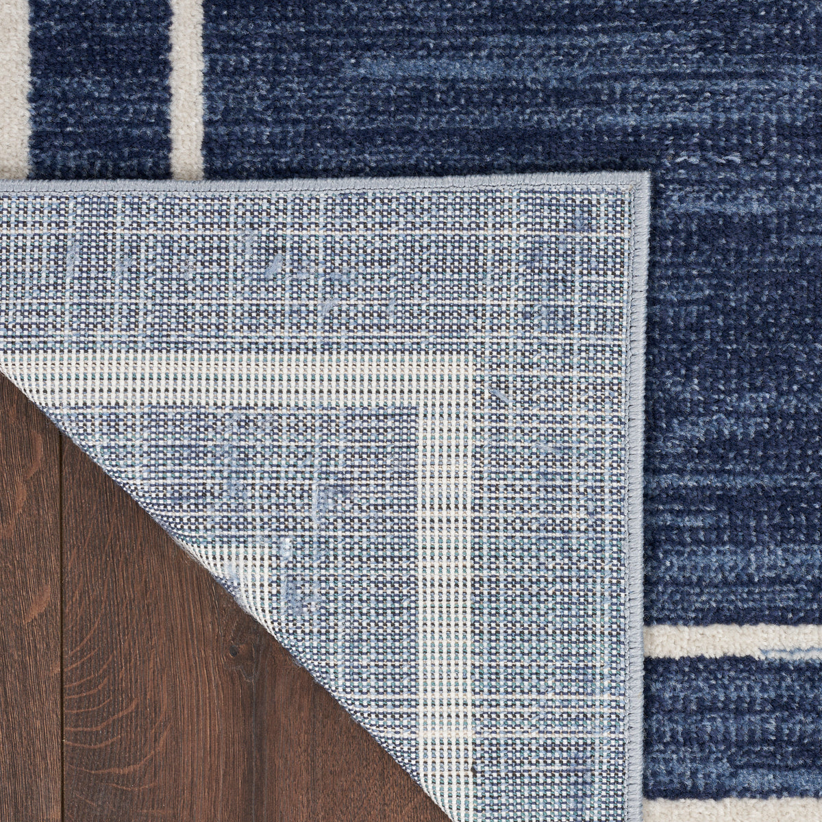 Nourison Essentials NRE02 Navy Ivory Rug