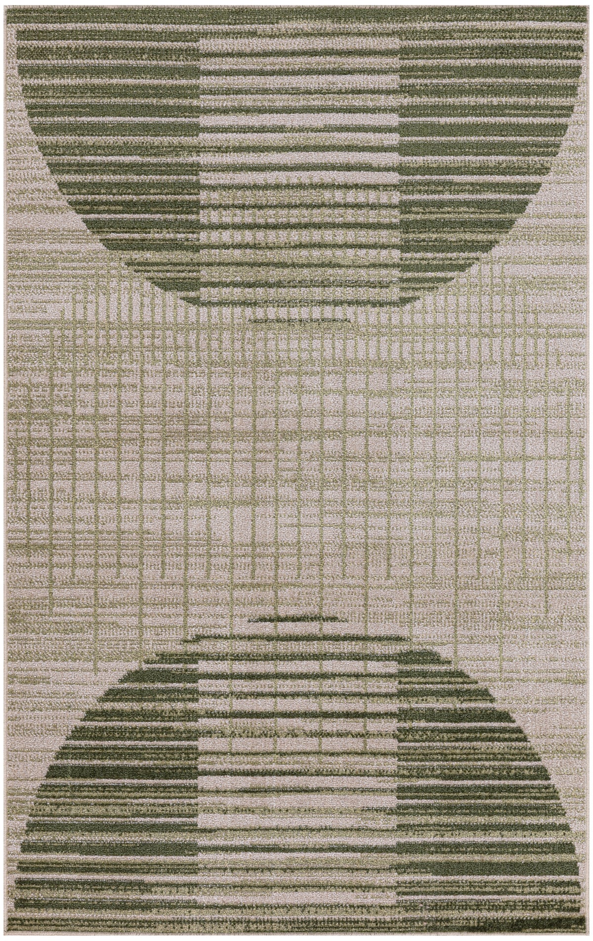 Astra Machine Washable ASW03 Ivory Olive Rug